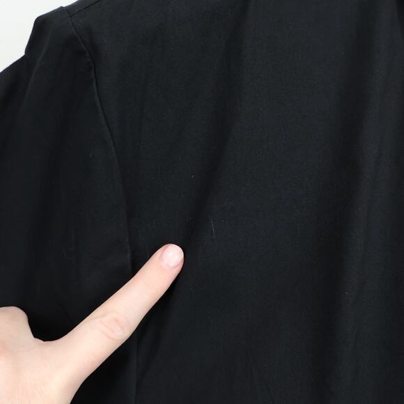 J.Crew Elena Midi Shirtdress Cotton Poplin Black Size 6 NWT - Picture 10 of 10